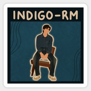 RM INDIGO Poster Sticker